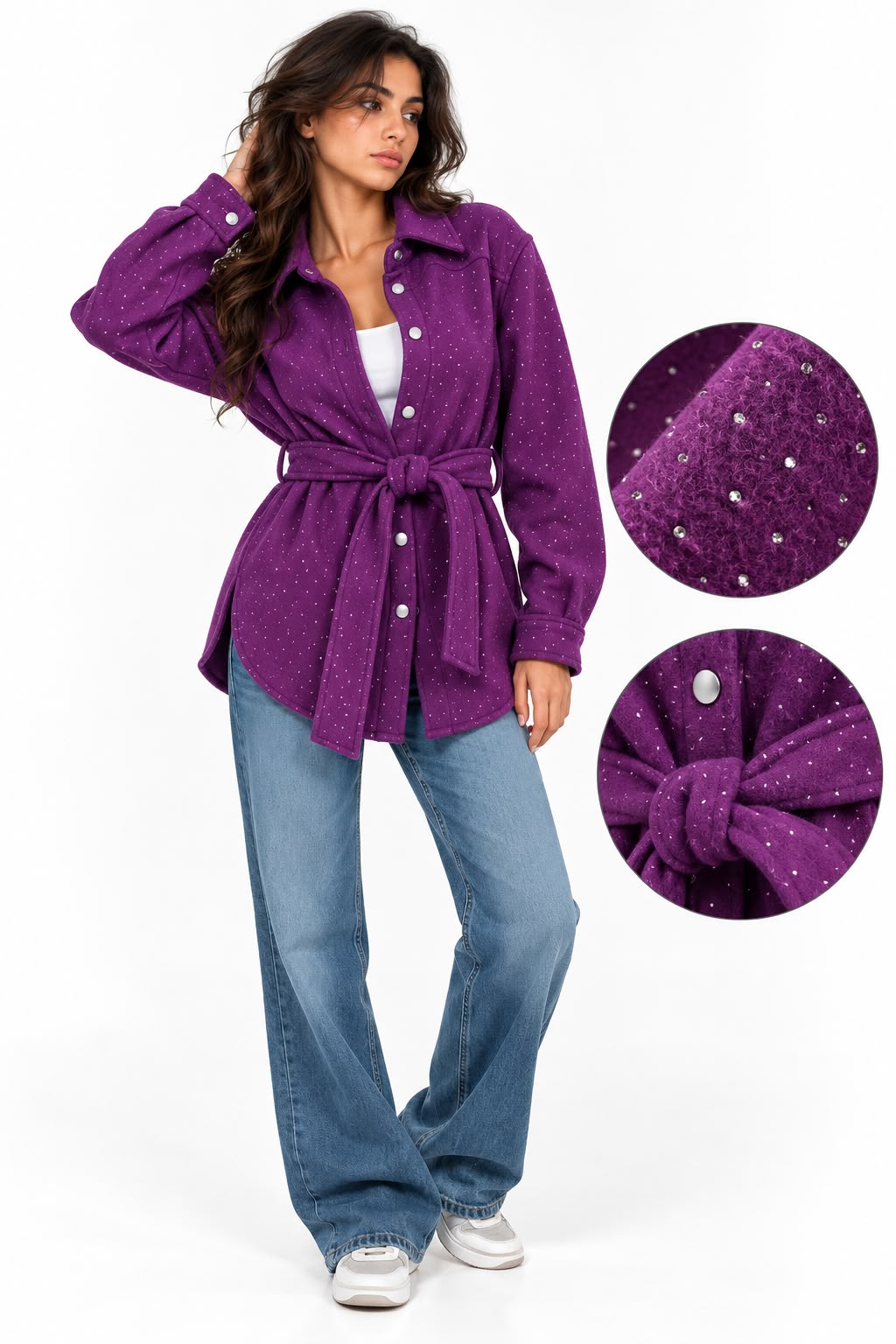 Stress shirt - with a belt and capsule