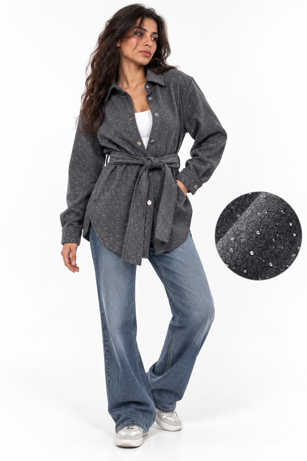 Stress shirt - with a belt and capsule