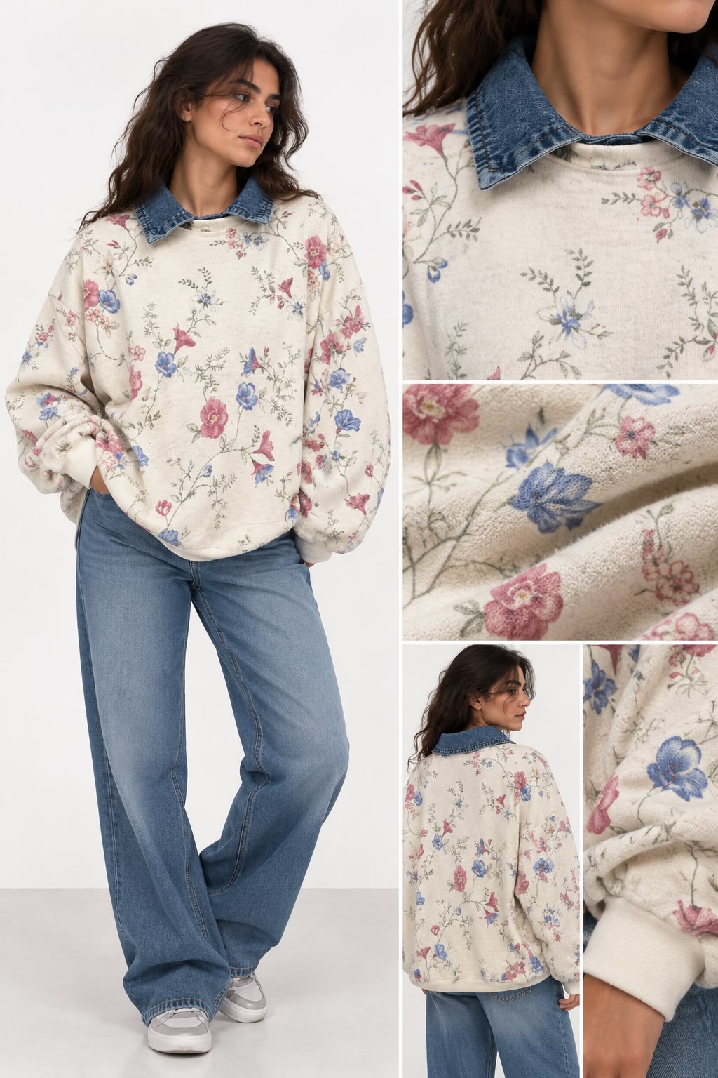 Sweater - Jeans Collar