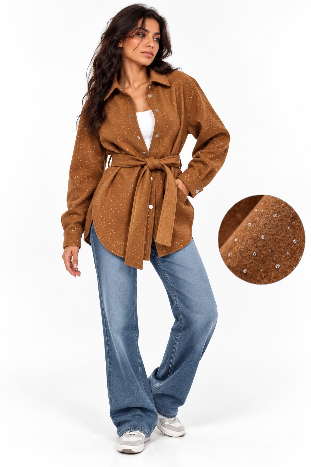 Stress shirt - with a belt and capsule