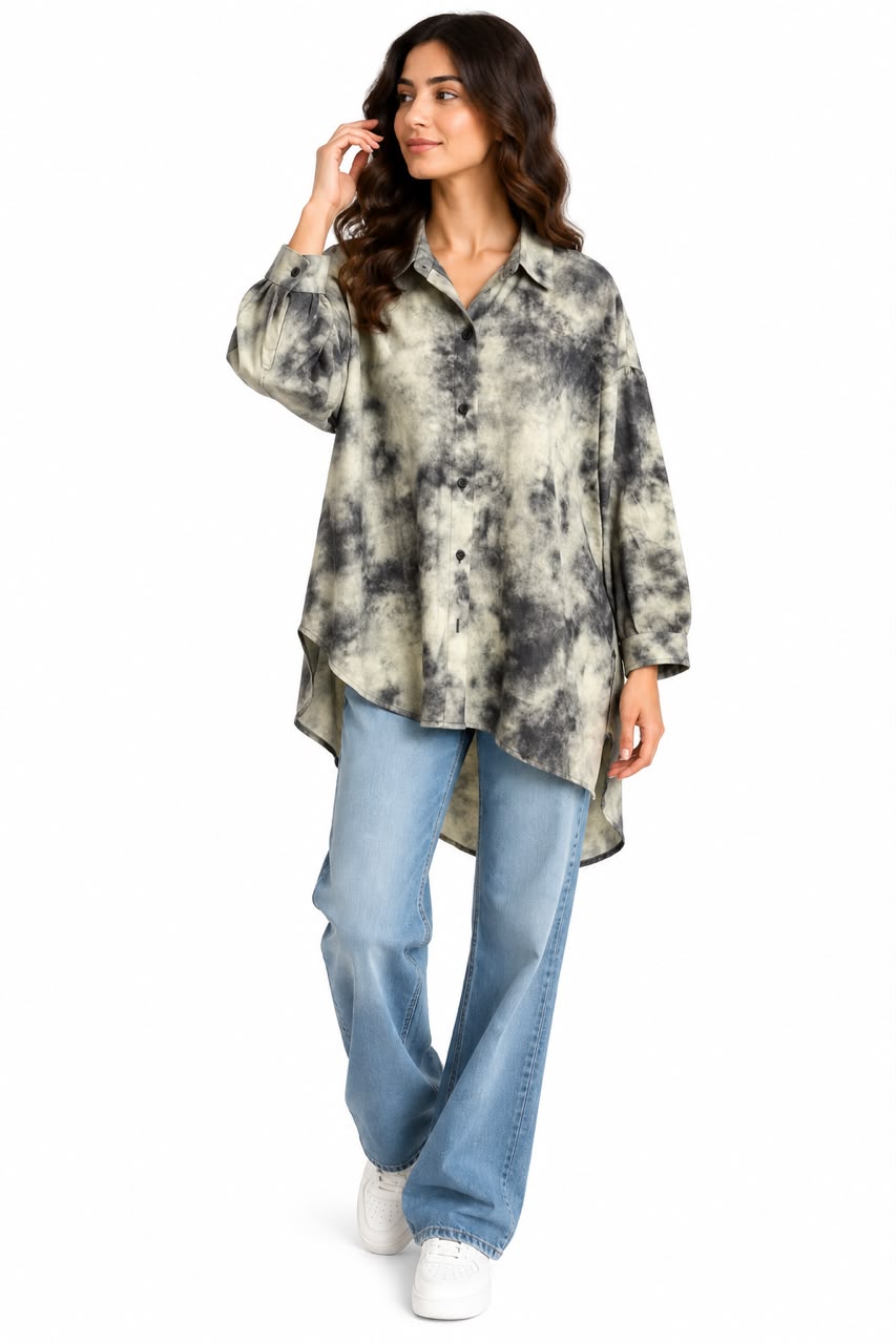 Shirt - Tie-dye - Grey