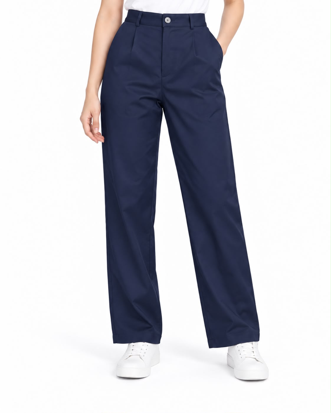 Classic Basic Trousers Navy Blue