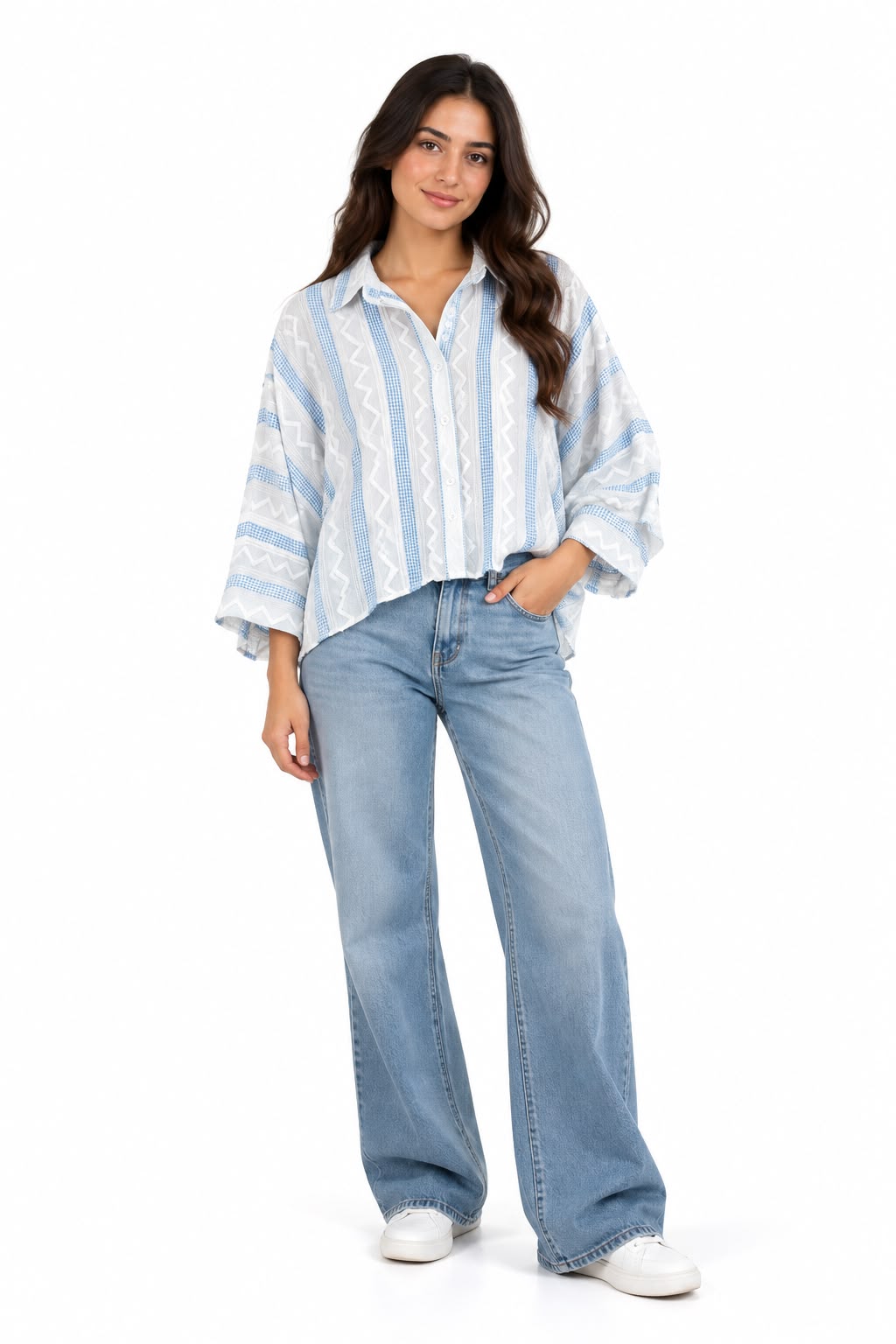 Shirt - Butterfly Story Light Blue
