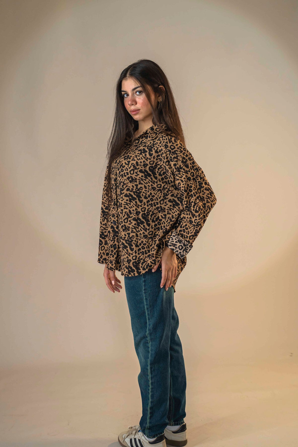 Tiger-print shirt