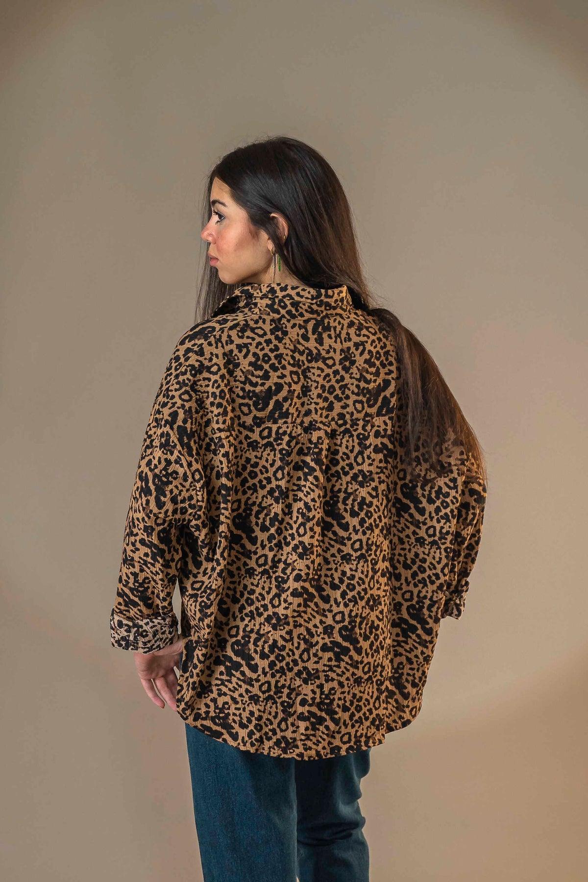 Tiger-print shirt