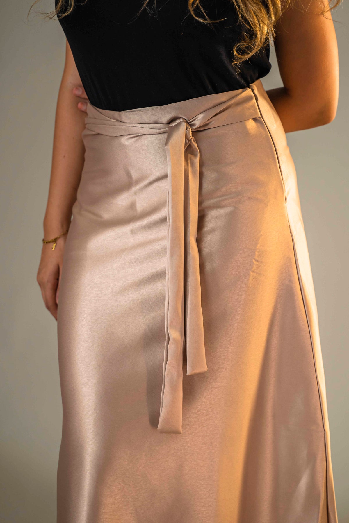 تنورة سادة - بيج